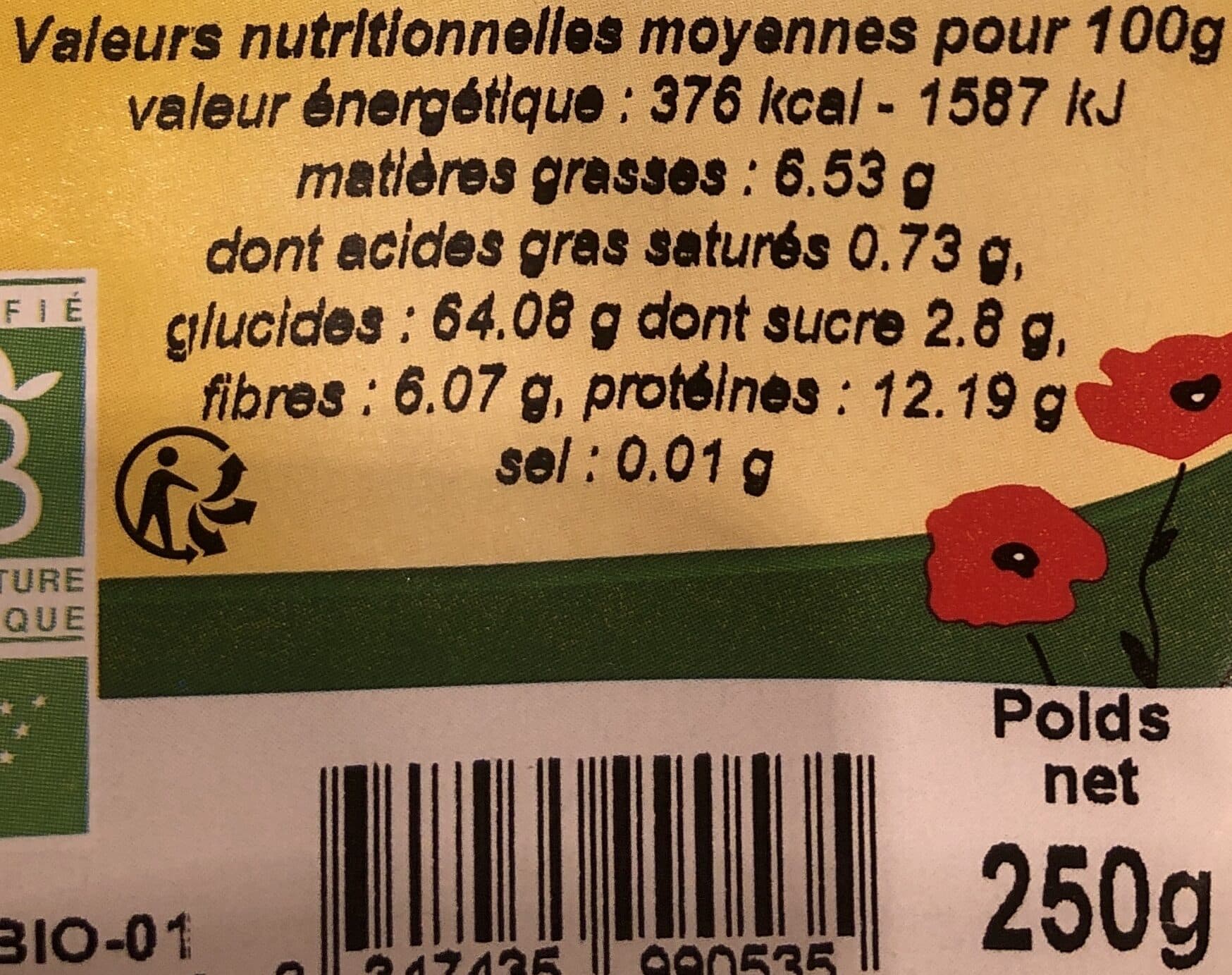 Moulin des moines Quinoa aux deux saveurs packshot