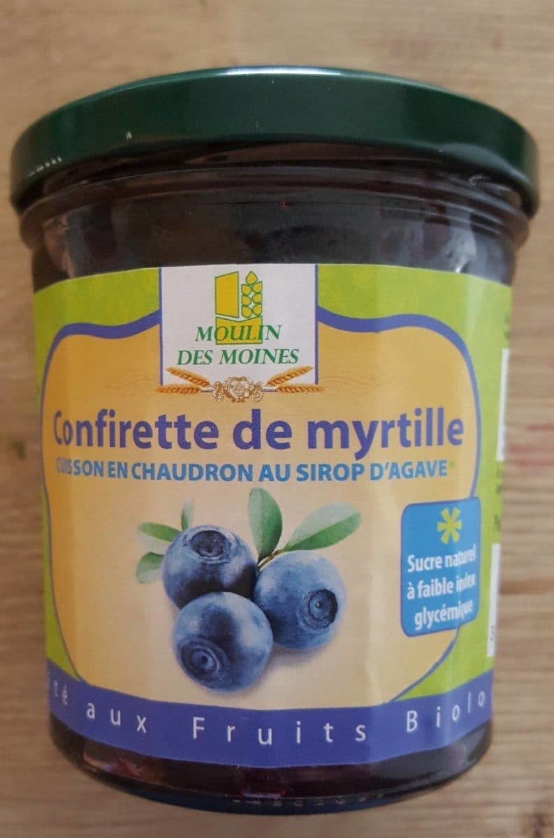Moulin des Moines Confirette de myrtille packshot