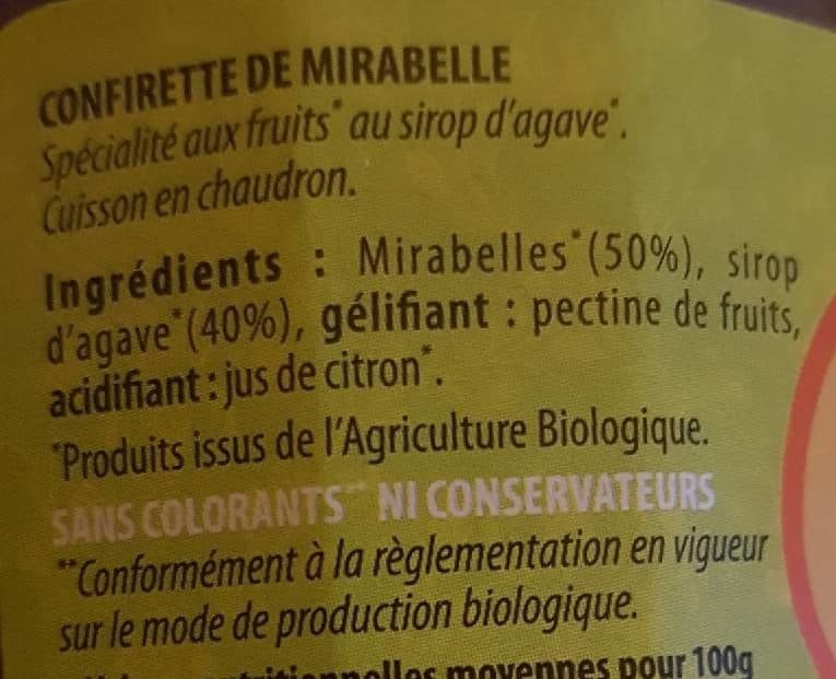 Moulin des moines Confiture mirabelles packshot
