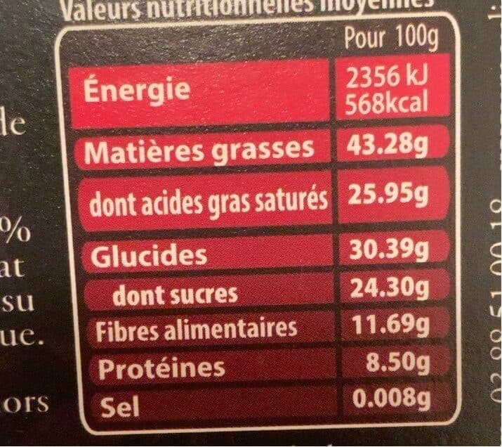Moulin des Moines Chocolat Fruits Bois packshot
