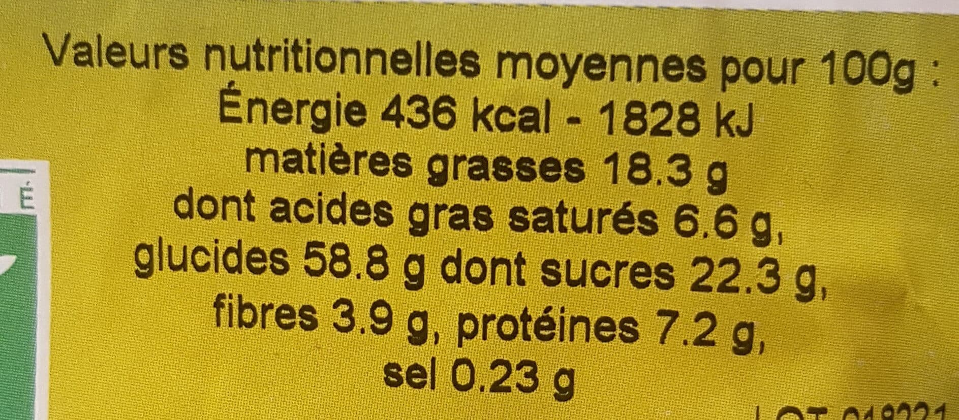 Moulin des moines Les lettres du moulin nappage chocolat packshot