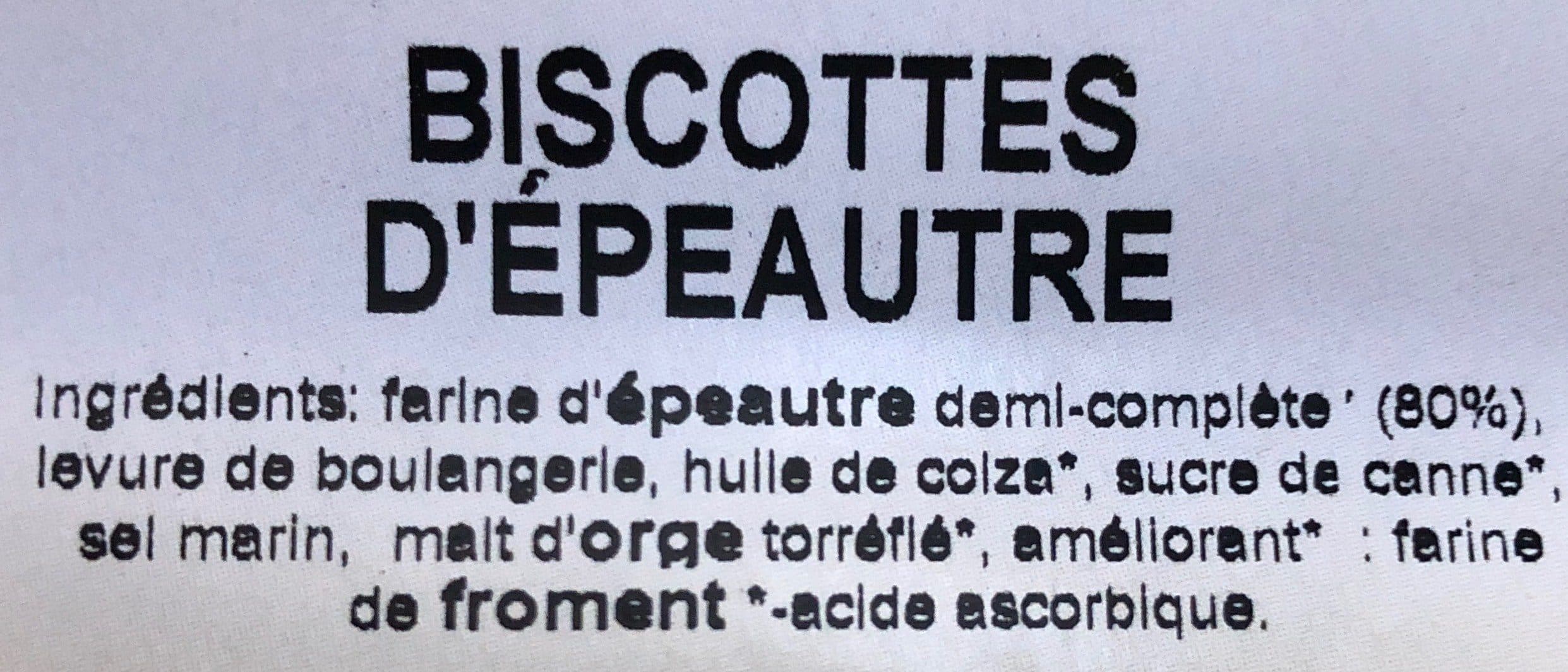 Moulin des Moines Biscottes épeautre packshot