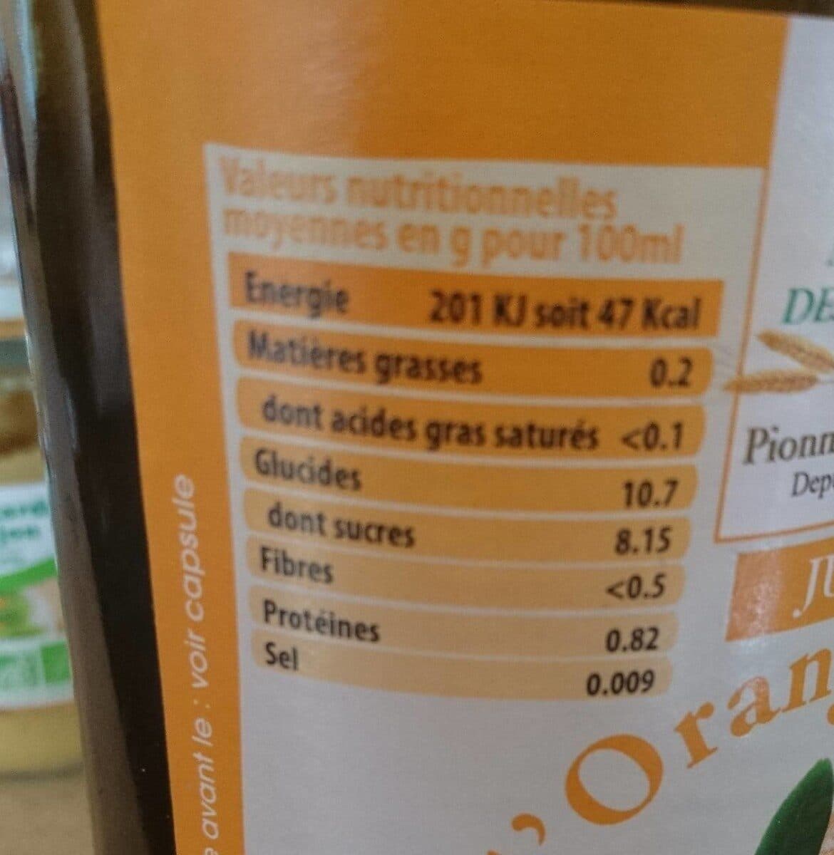 Moulin Des Moines Jus d’orange packshot