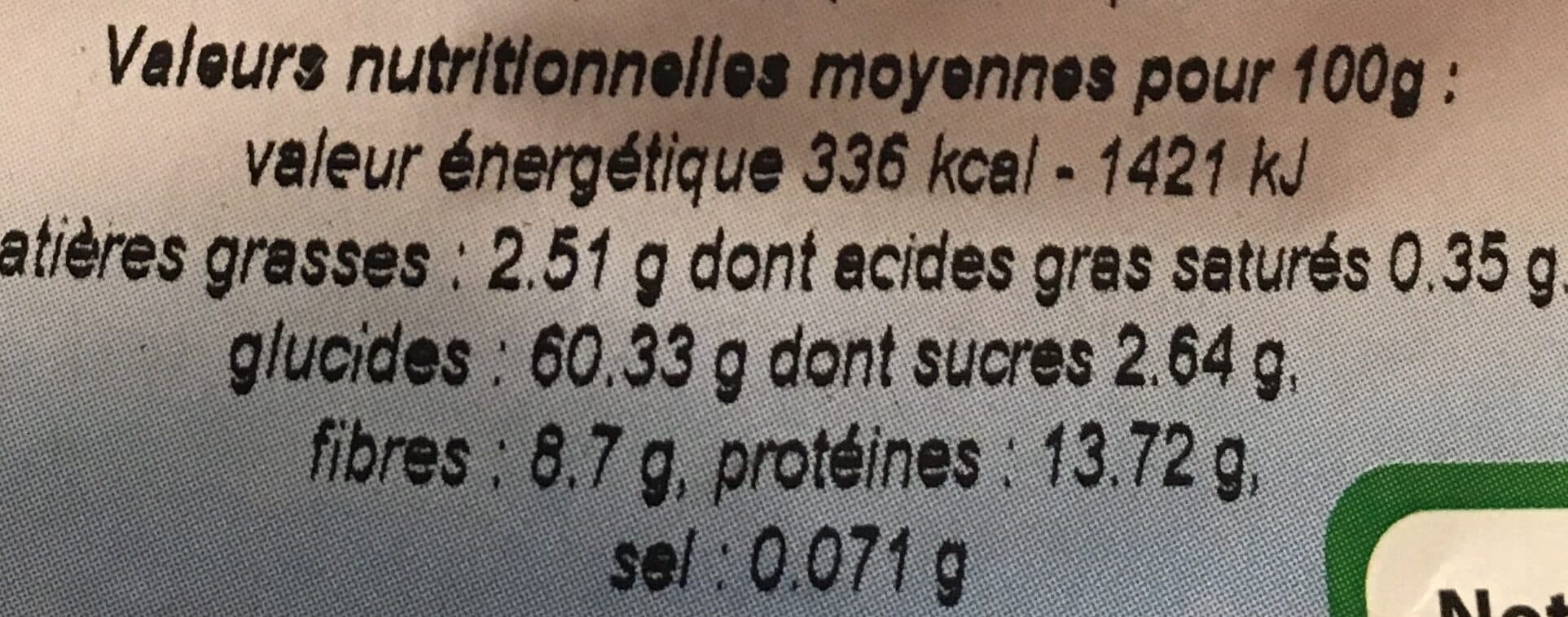 Moulin des moines Spécialité du moulin épeautre aux épinards packshot