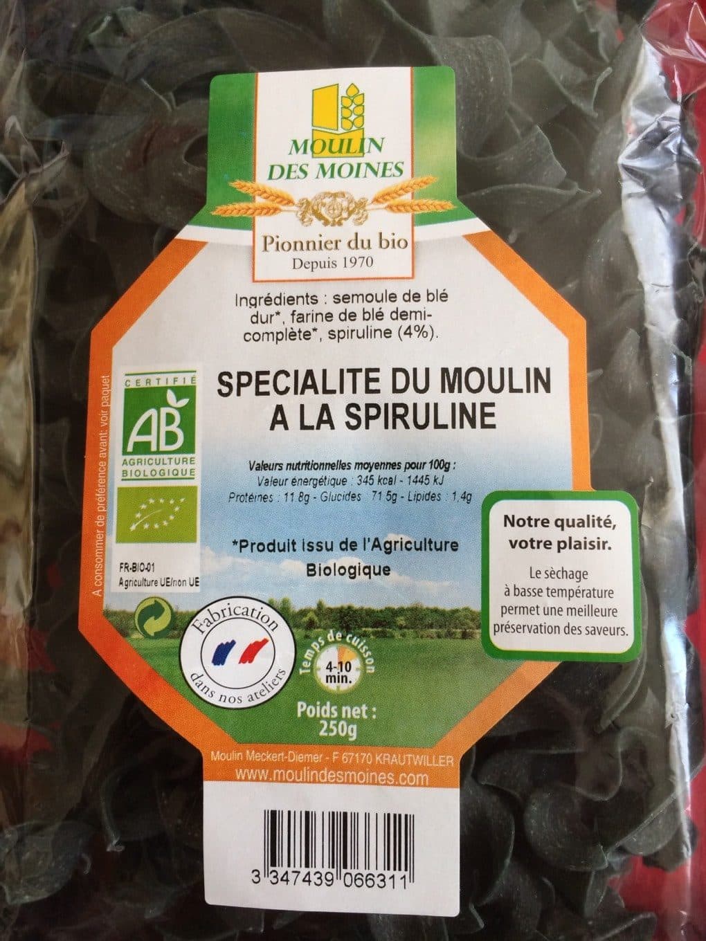 Naturaline Spécialités à la Spiruline packshot