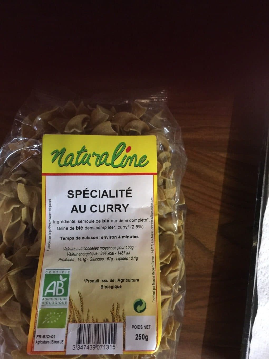 Moulin des Moines Spécialité au curry packshot