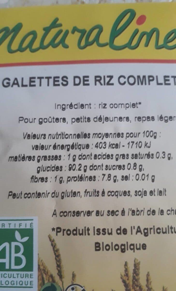 Moulin des moines Galettes de riz complet packshot