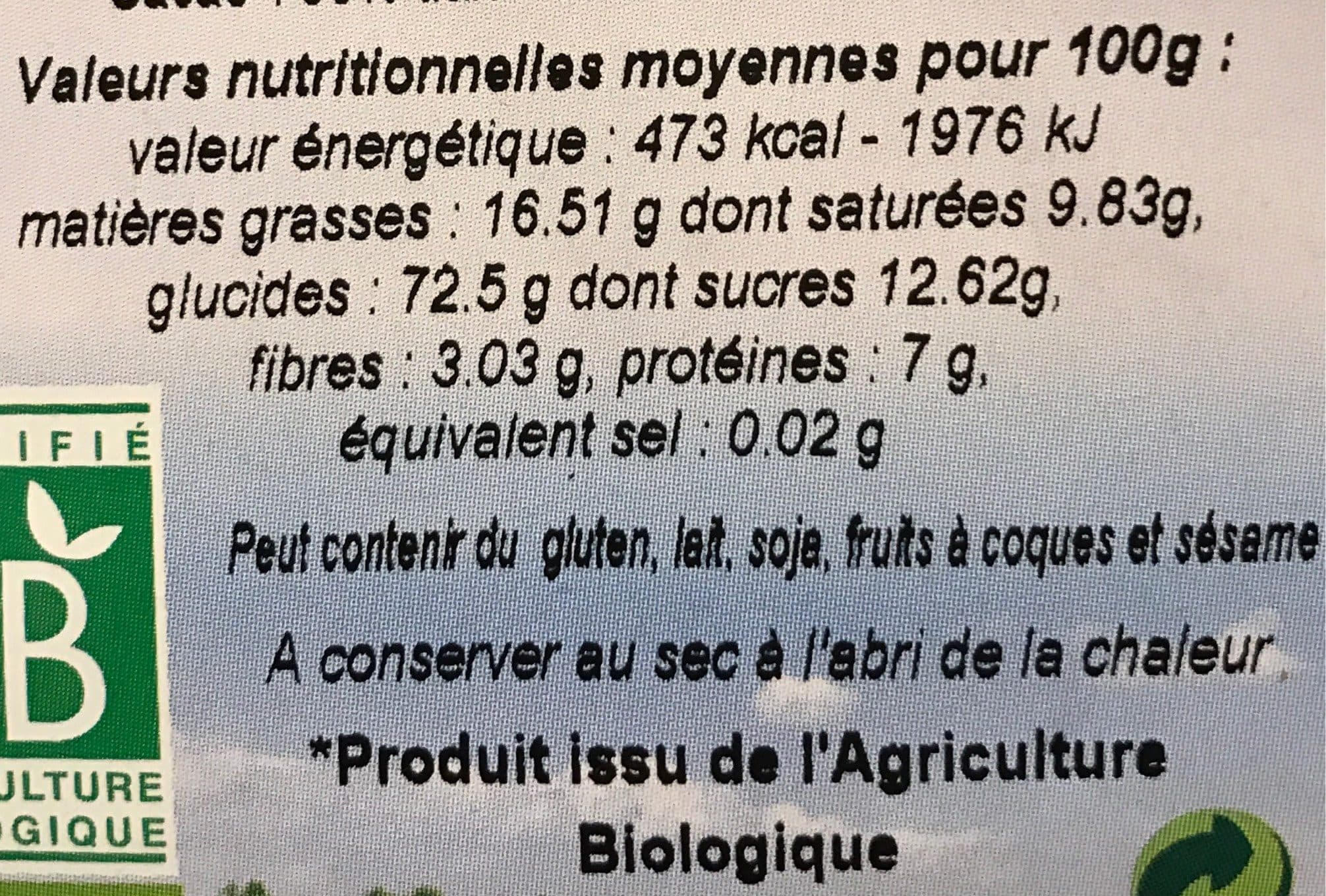 Moulin des Moines Galettes de Riz Nappées Chocolat packshot