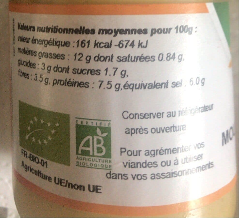 Moulin des moines Moutarde forte packshot