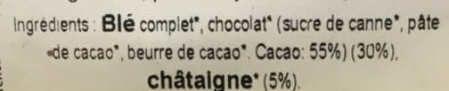 Naturaline Galette de Blé Nappees de Chocolat et de Chataigne packshot