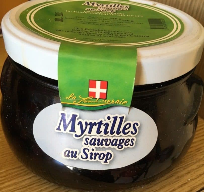 Open Food Facts Myrtilles sauvages au sirop packshot