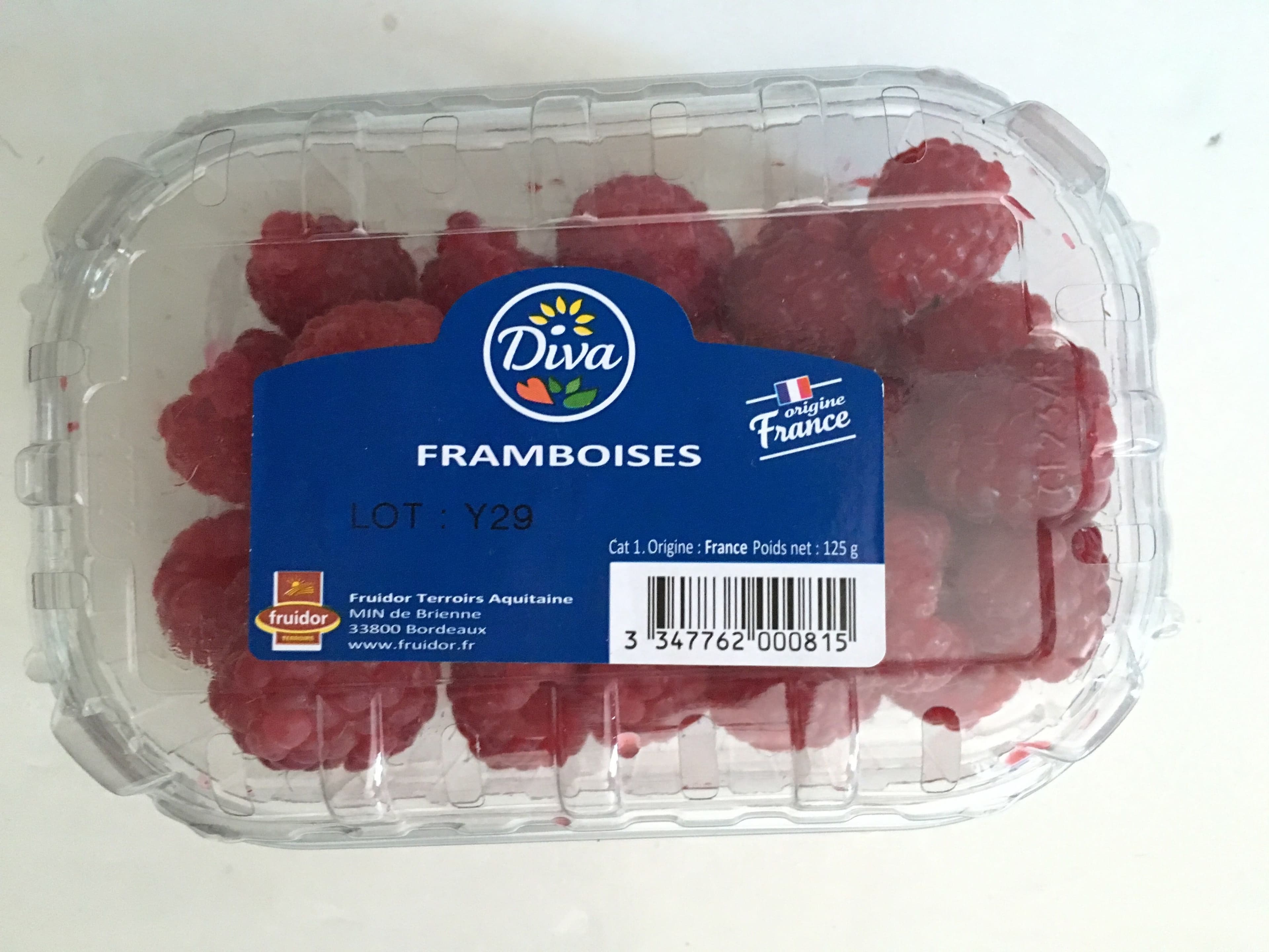 Diva Framboises packshot