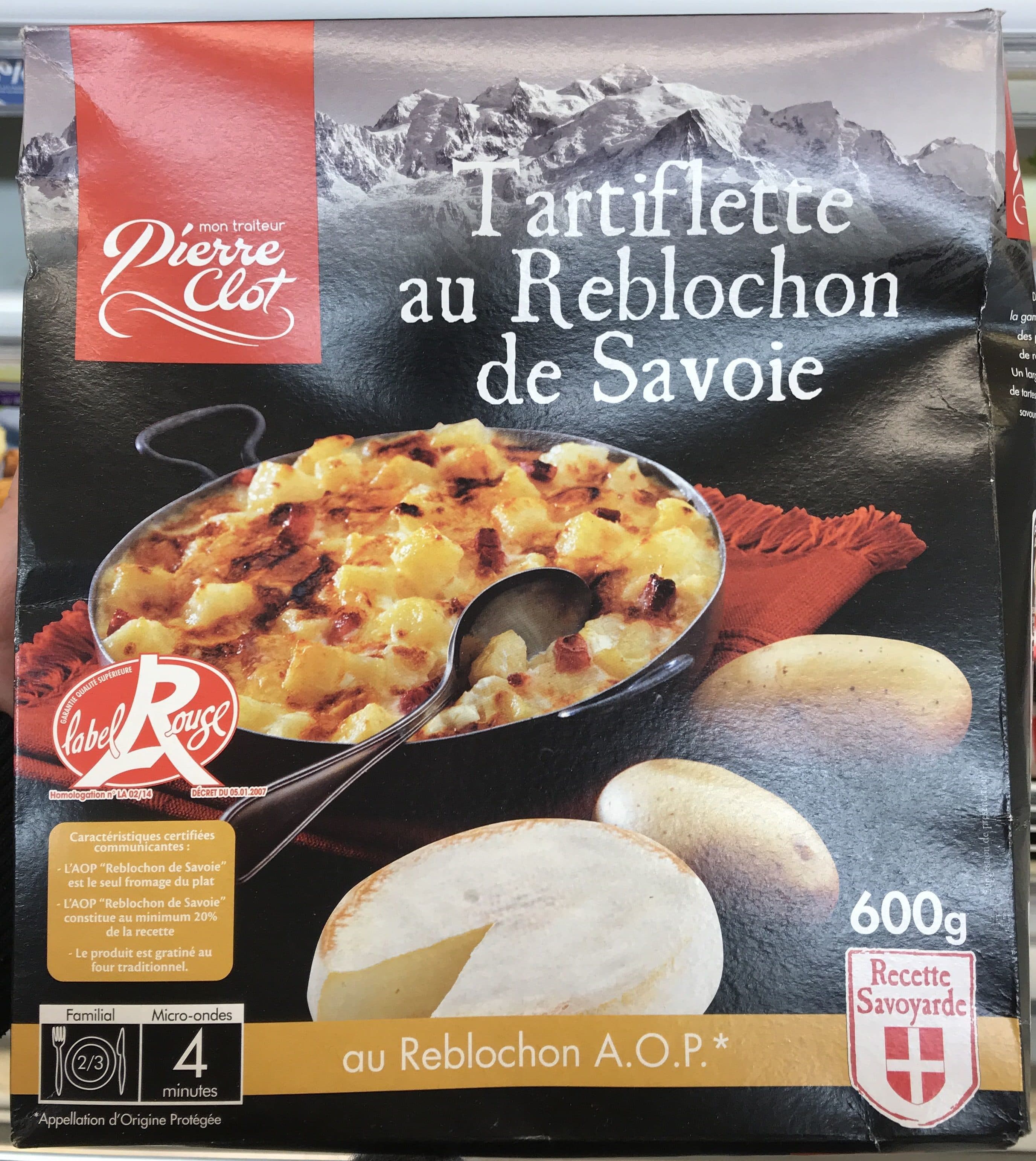Pierre Clot Tartiflette de Savoie au reblochon AOP packshot