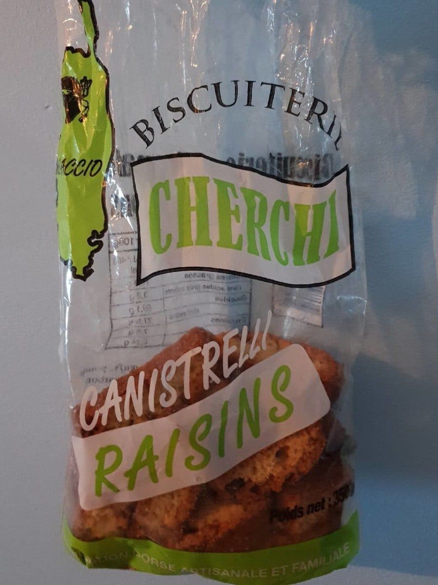 Open Food Facts Canistrelli aux raisins packshot