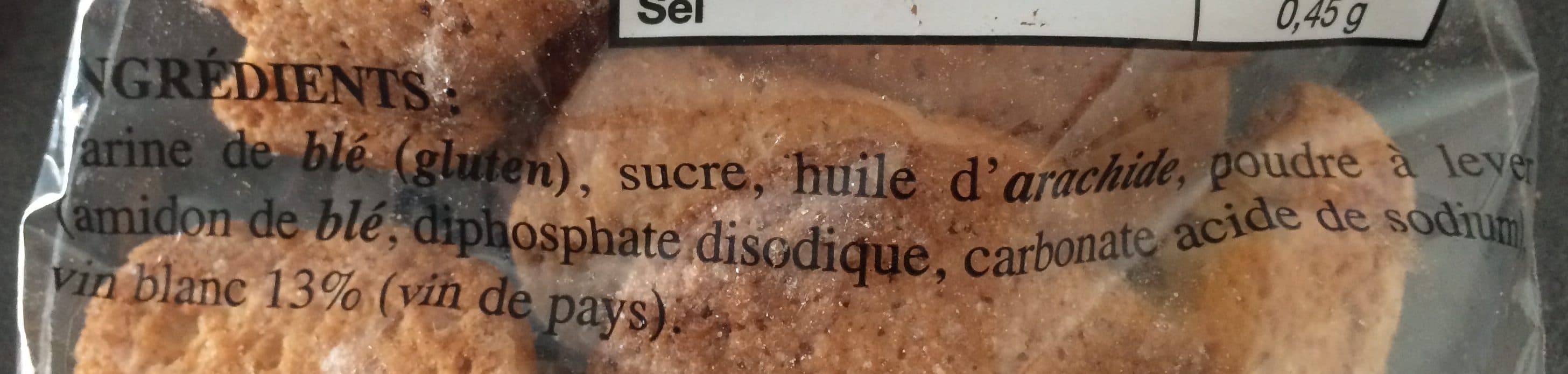 Biscuiterie Cherchi Canistrelli au vin blanc packshot