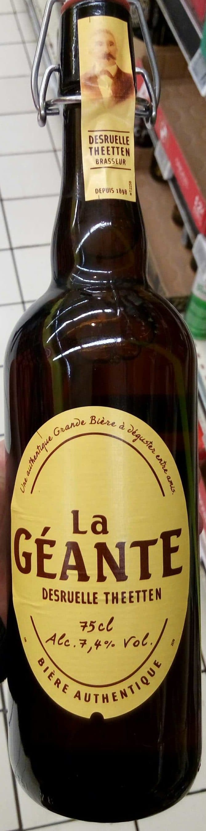 Brasserie Grain d'Orge La Géante packshot