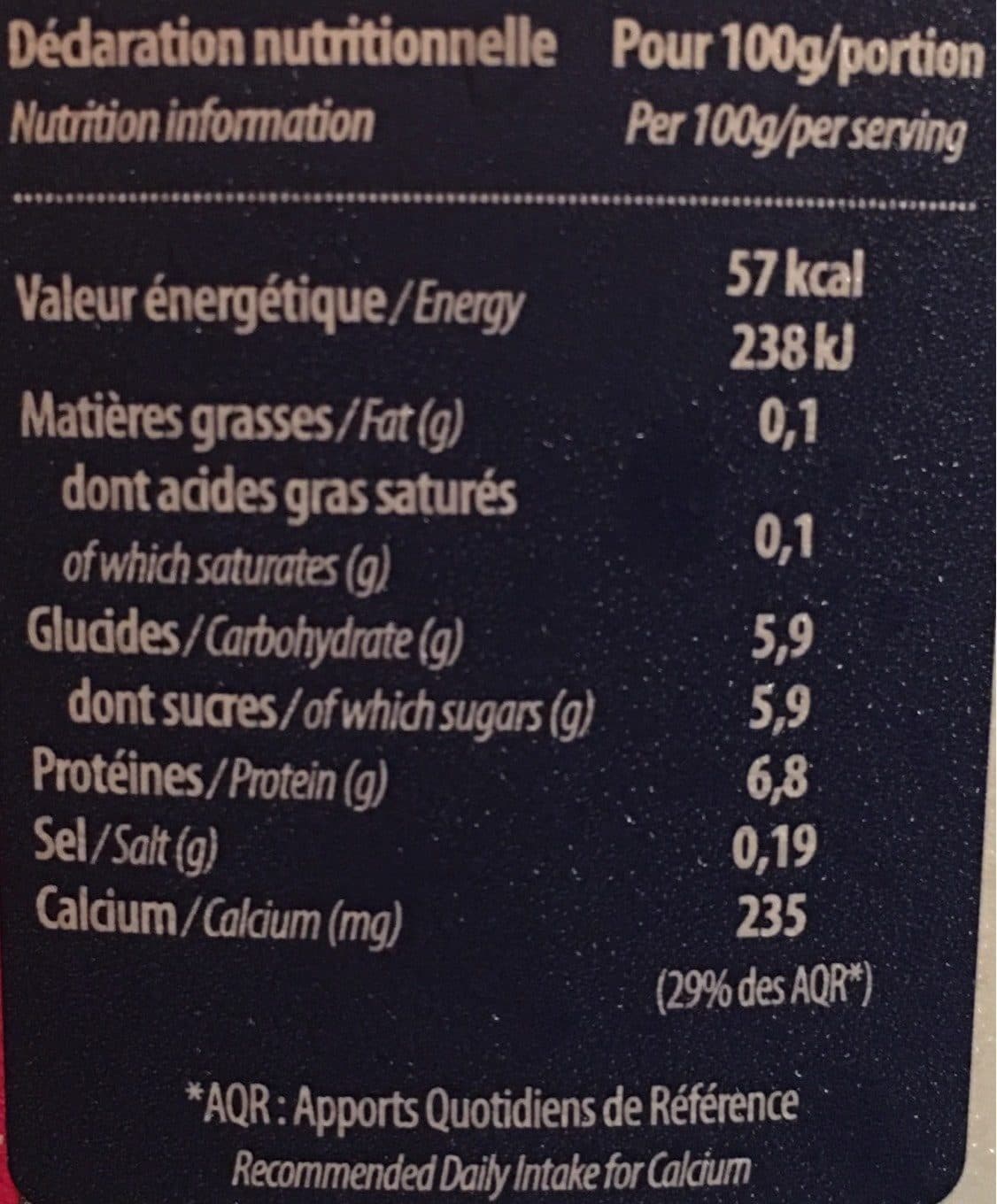 Yoplait Fromage blanc Silhouette 0% packshot