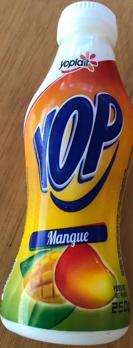 Yoplait Yop mangue packshot