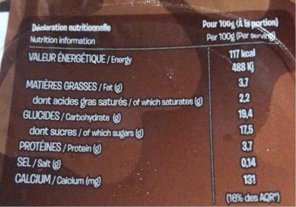 Open Food Facts Flan chocolat packshot