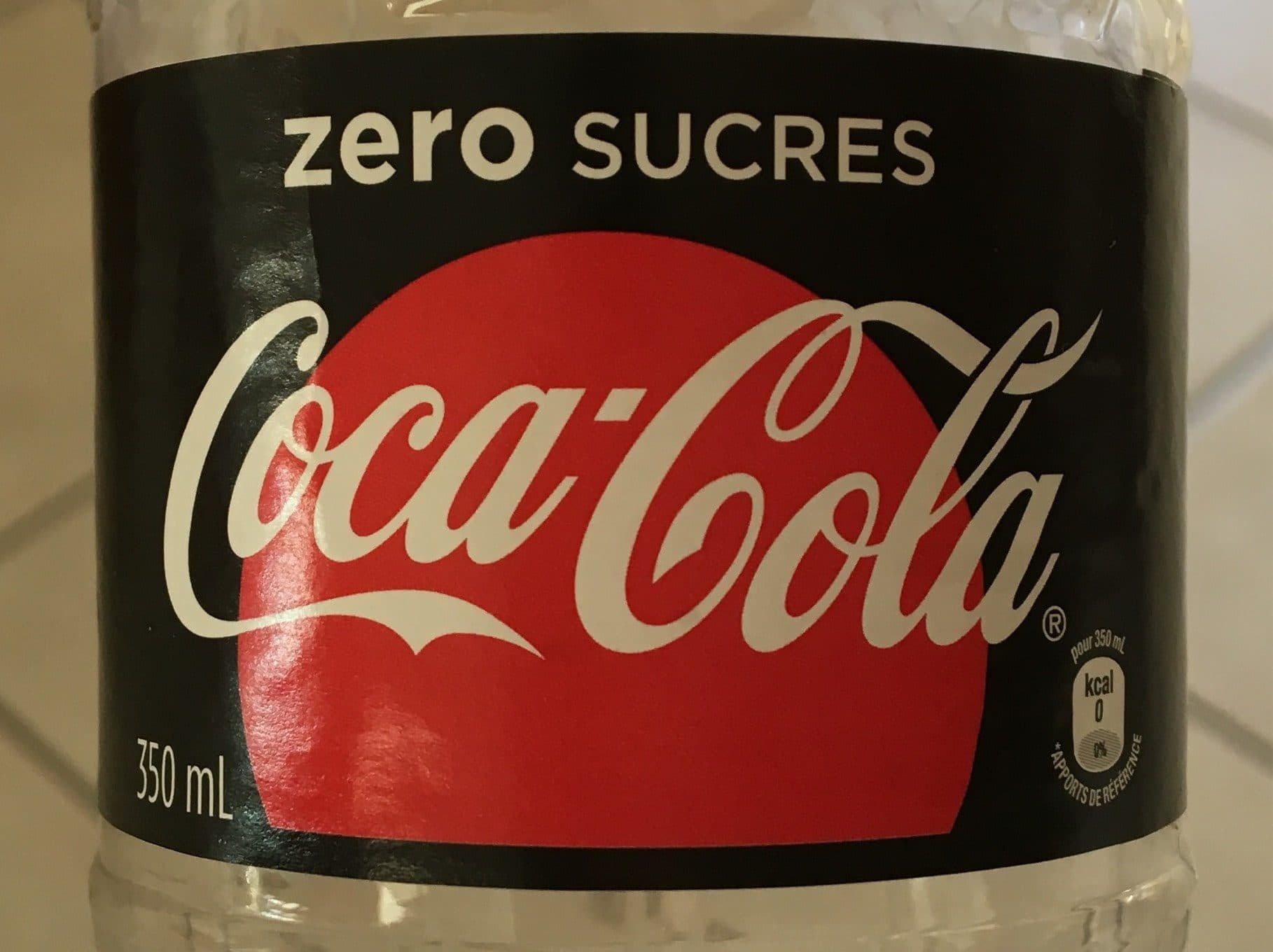Coca Cola Coca cola Zero packshot