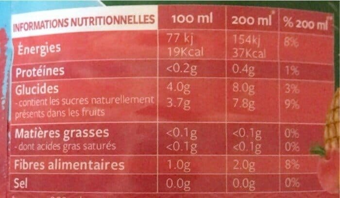 Open Food Facts Oro les fruités multifruit packshot