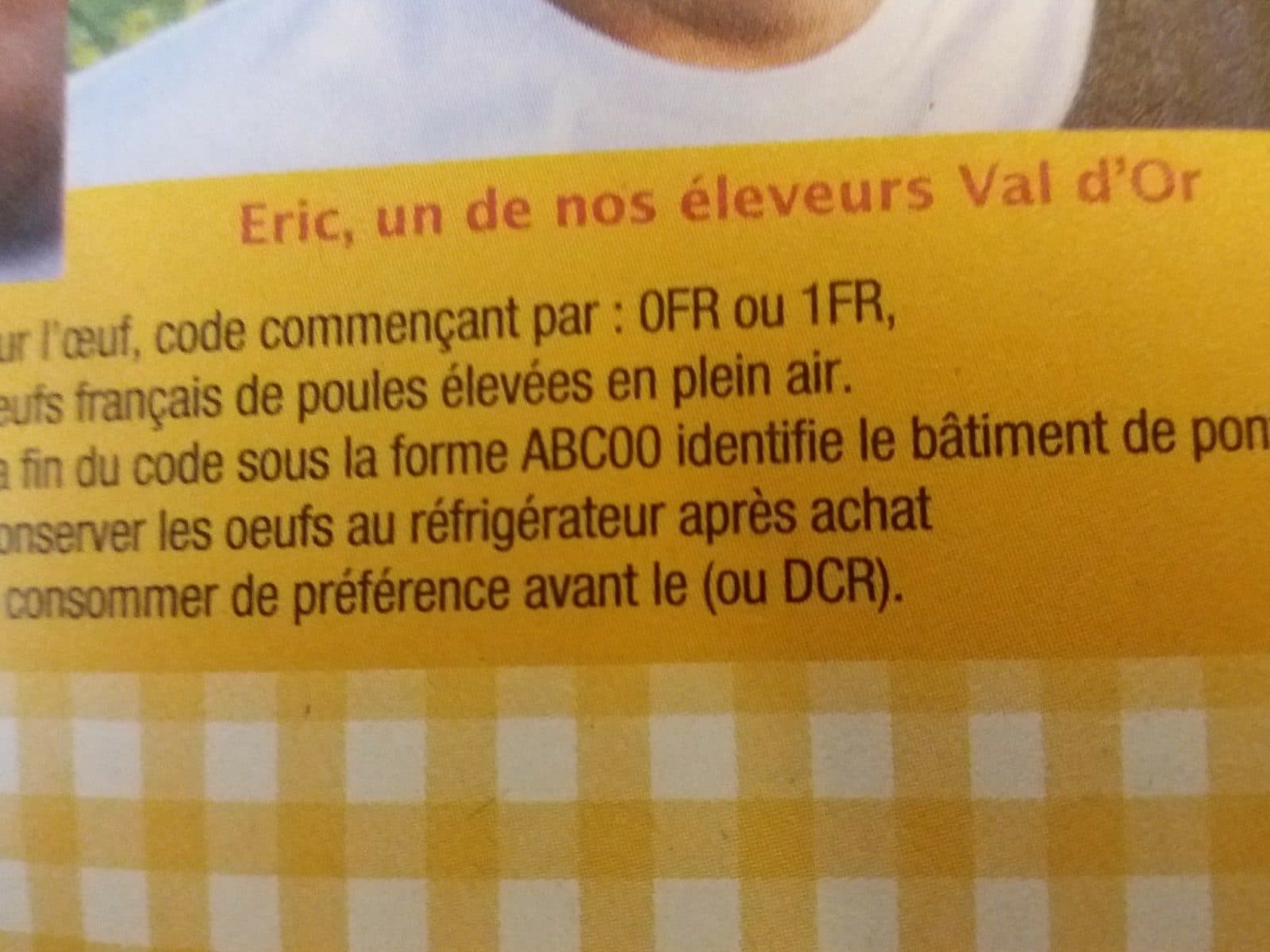 Val d'Or 20 Oeufs de poules elevees en plein air VAL D'EURRE packshot
