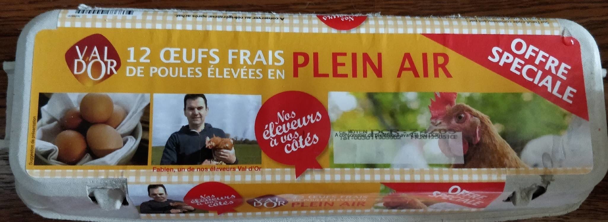 Val d'Eurre Œufs packshot