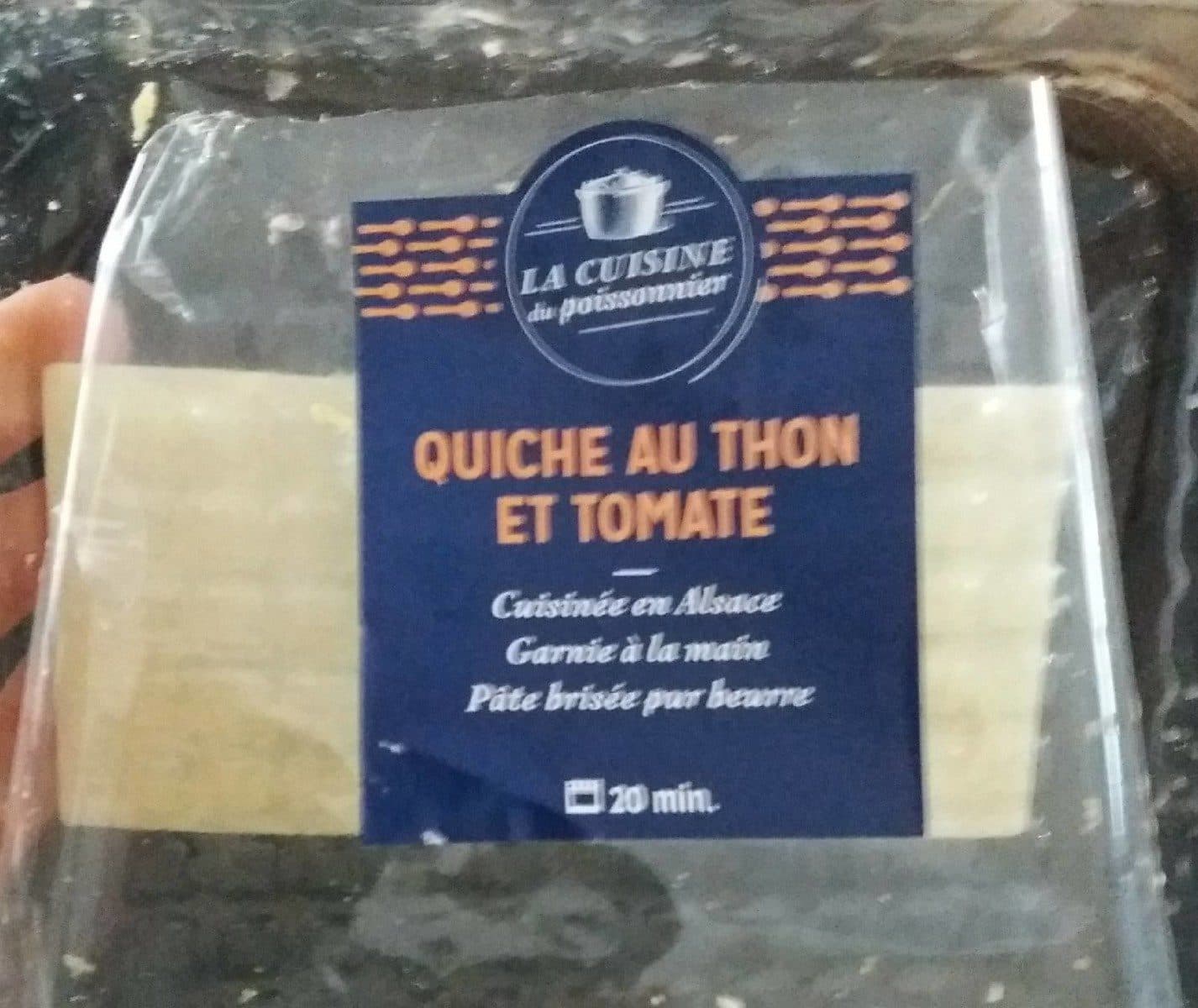 La Cuisine du Poissonnier Quiche au thon et tomate packshot