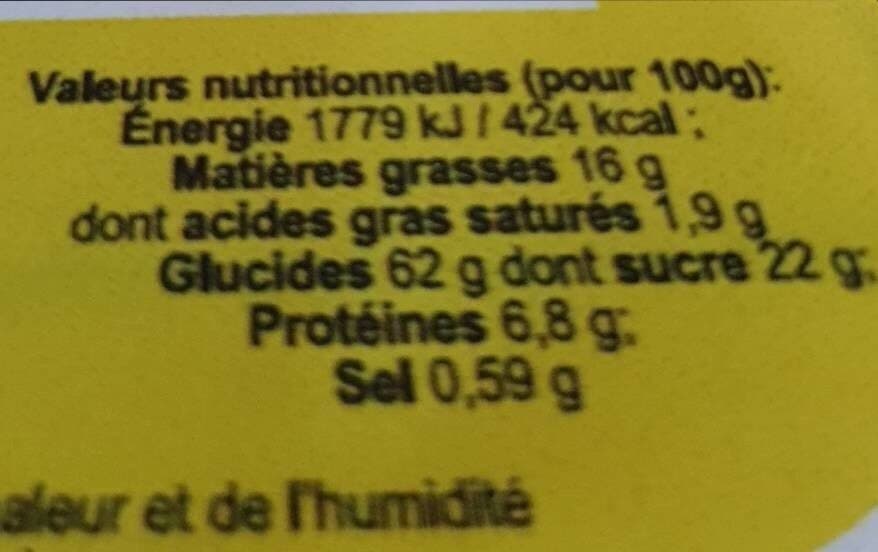 Open Food Facts Canistrelli arôme citron packshot