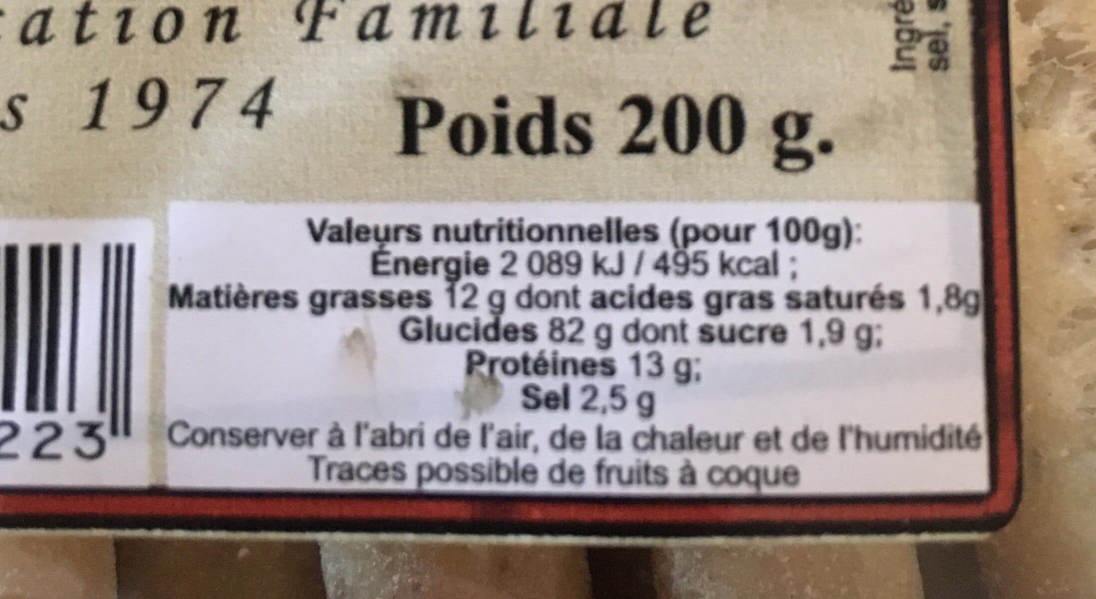 Biscuiterie Tamburini Gressins au romarin packshot