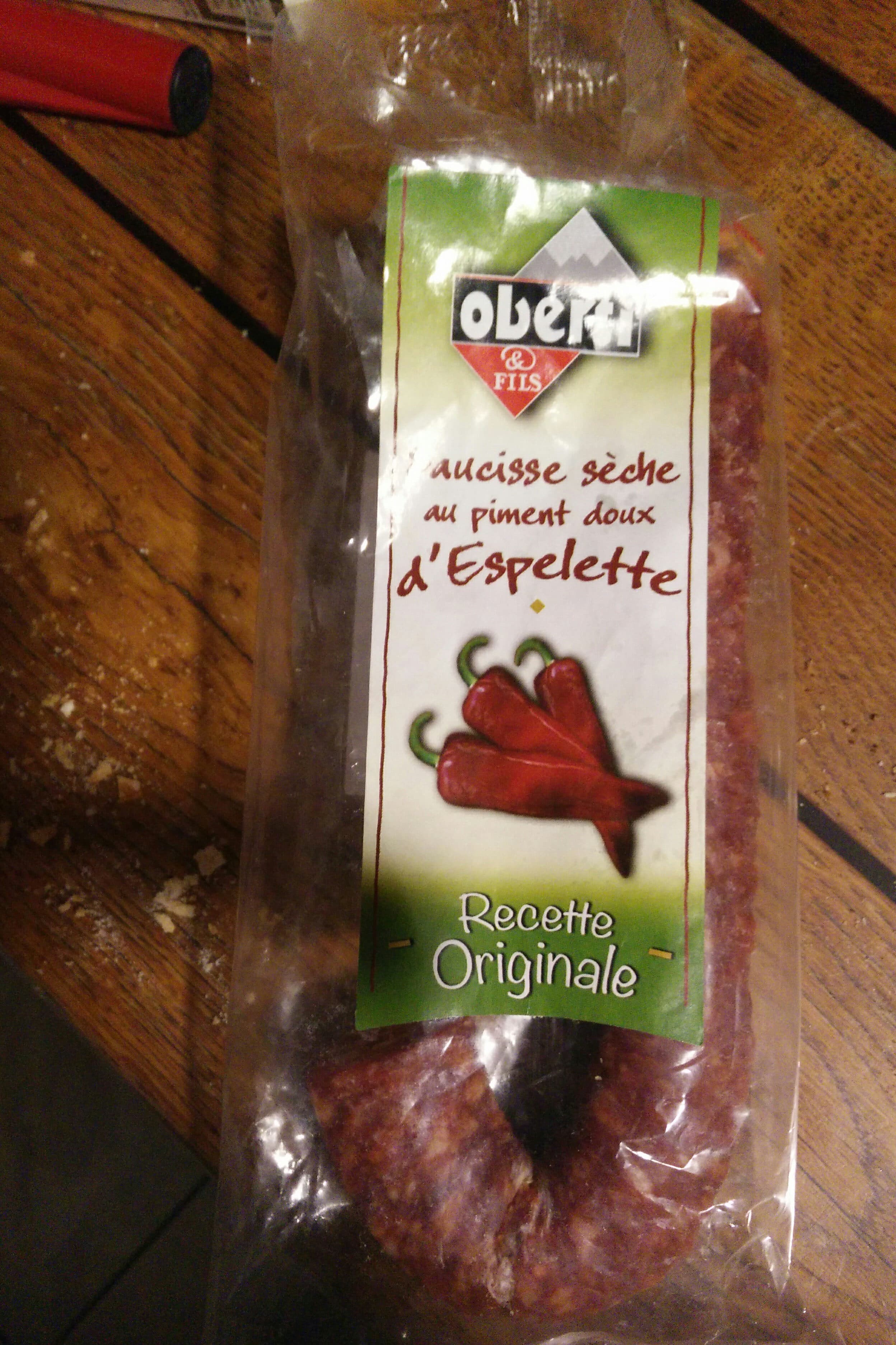 Oberti Saucisse seche de foie OBERTI packshot