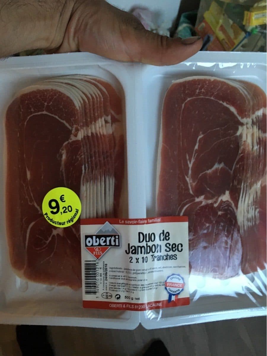 Oberti Jambon sec packshot