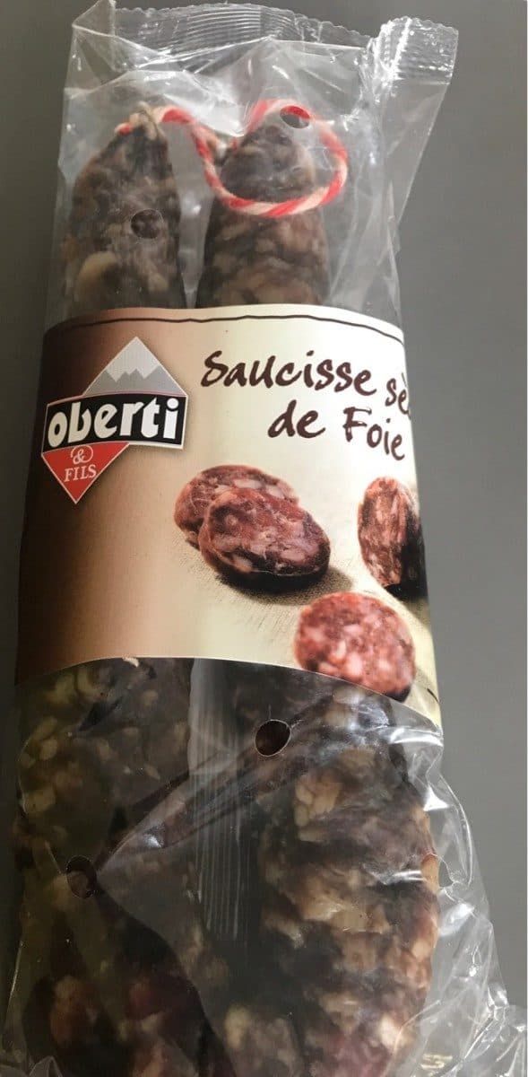Oberti Saucisse de foie packshot