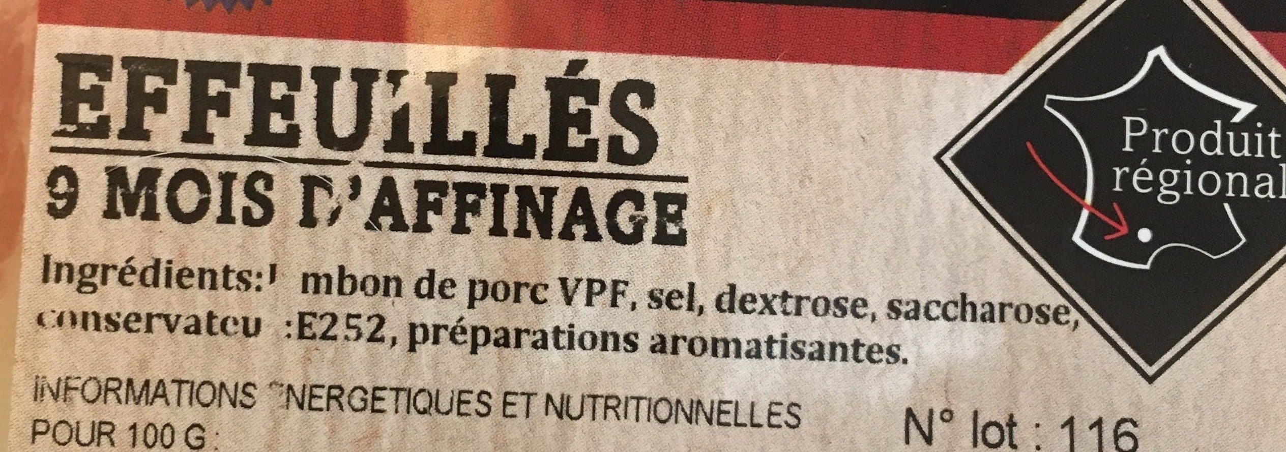 Oberti Jambon de Lacaune packshot