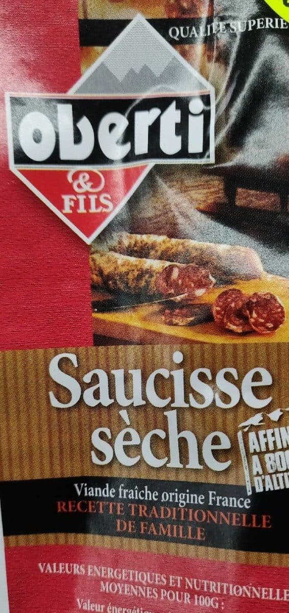 Oberti & fils Saucisse seche packshot