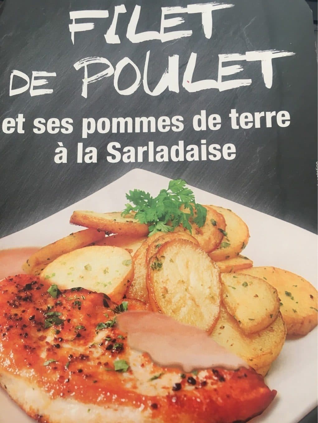 Lidl Filet de poulet & ses pommes Sarladaises packshot