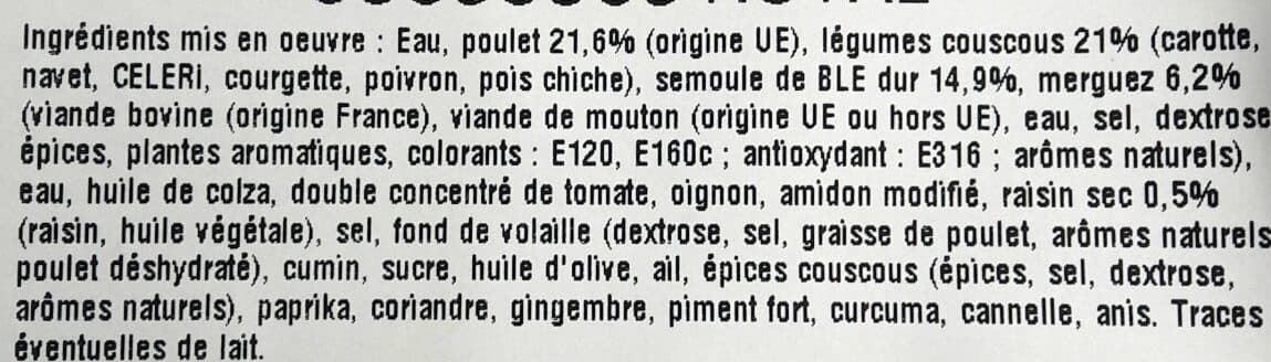 Lou Traiteur Couscous royal packshot
