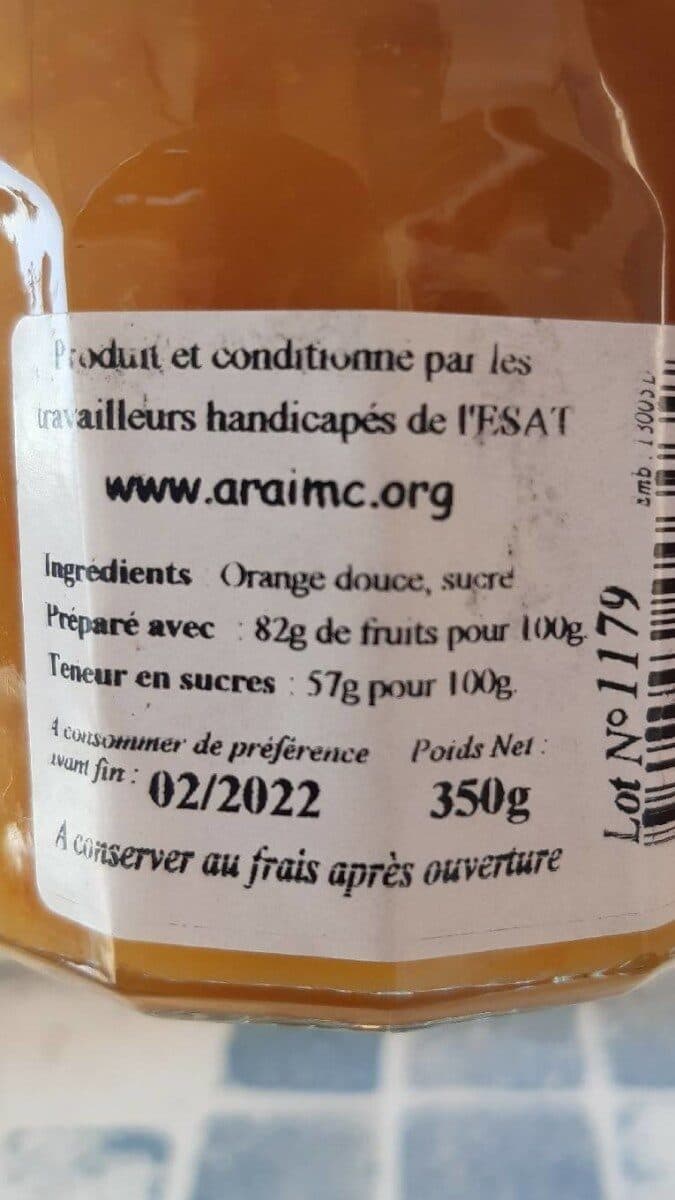 La Gauthière Confiture Orange douce packshot
