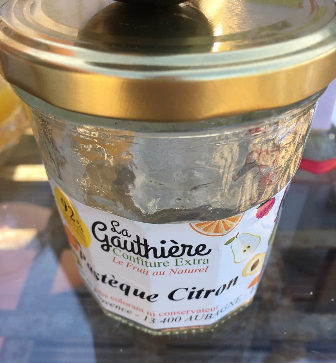 La Gauthière Confiture Pastèque Citron packshot