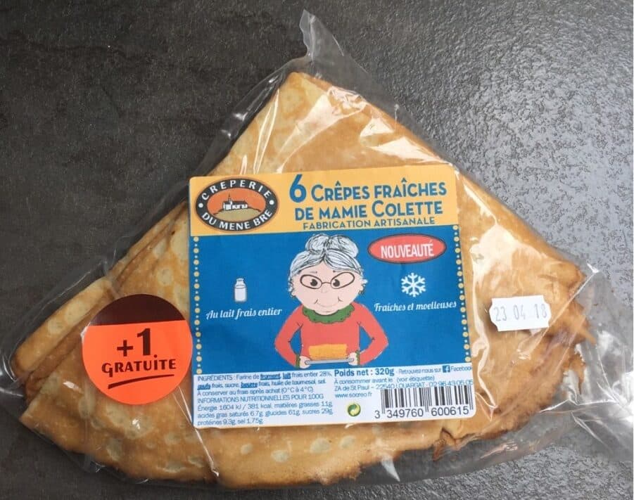 Crêperie du Mene Bré Crêpes Fraîches de Mamie Colette packshot