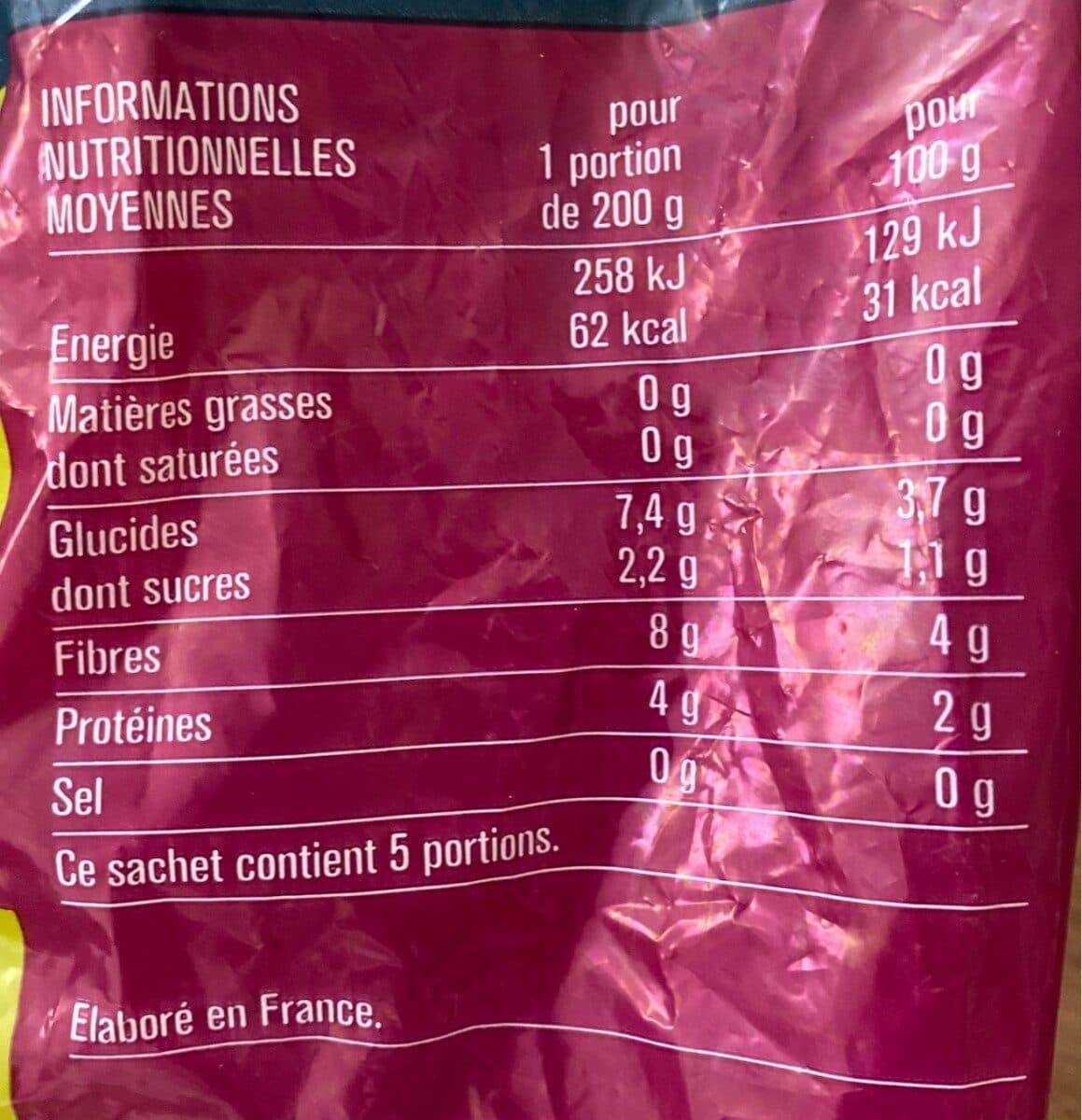 Monoprix Haricots verts extra-fin packshot