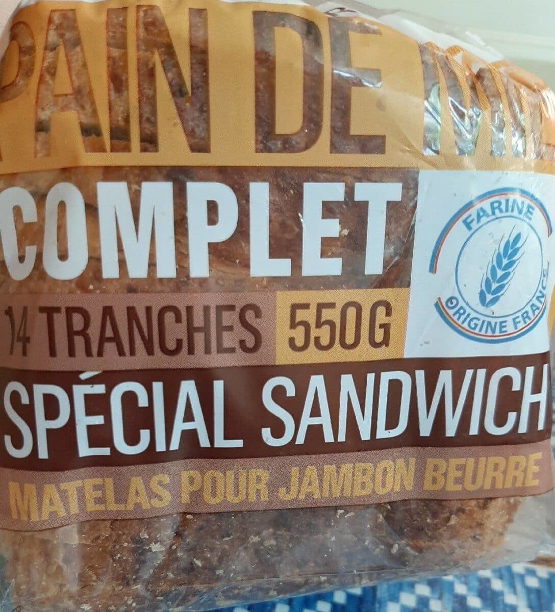 Monoprix Pain de mie complet packshot