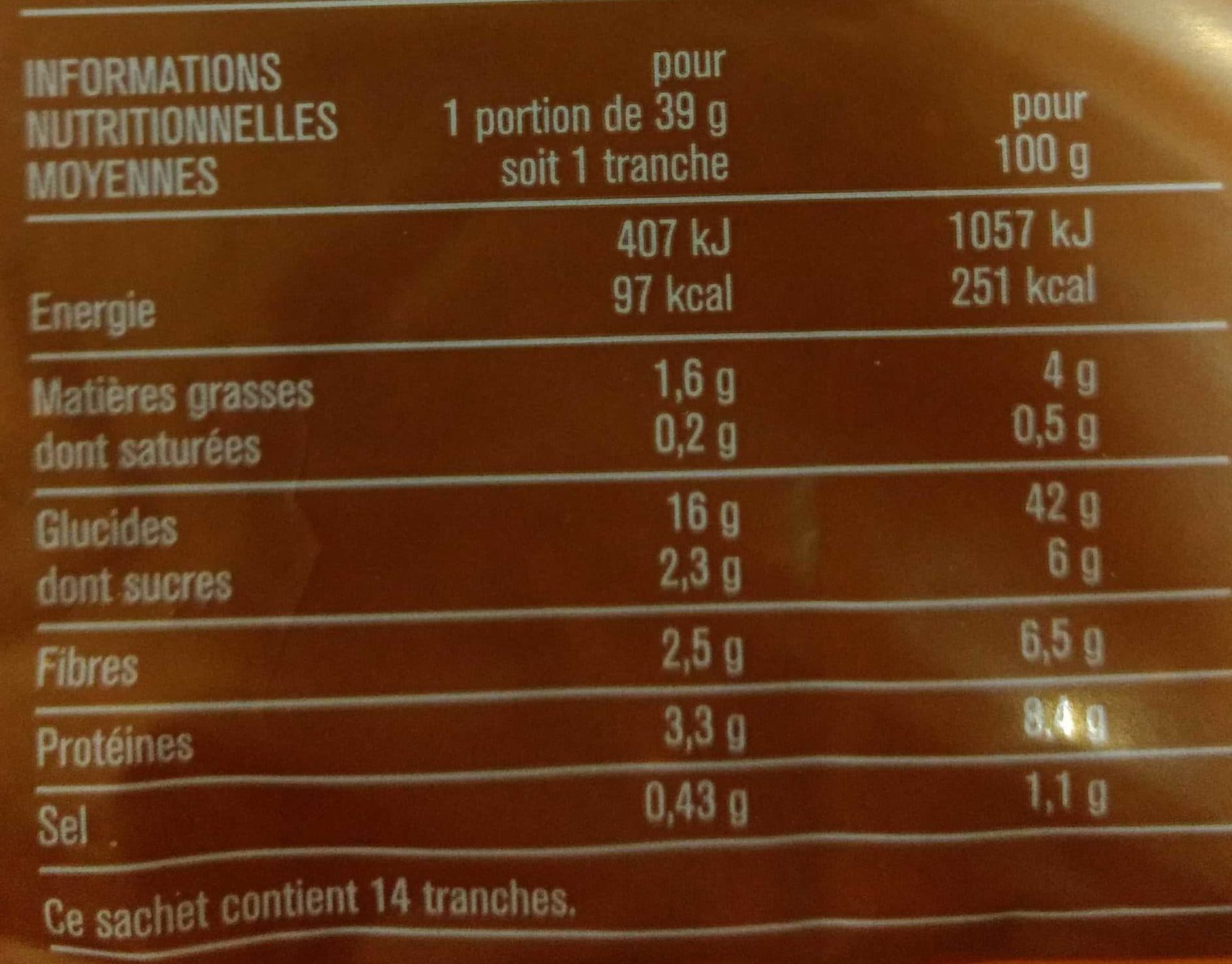 Monoprix Le Complet - pain de mie packshot
