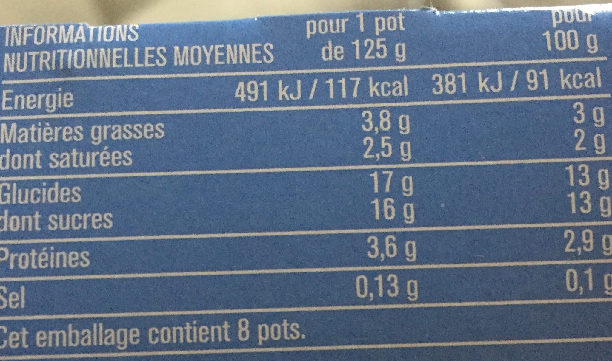 Monoprix Yaourts sans morceaux brassés aux fruits packshot