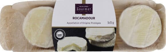 La fromagerie du Quercy Rocamadour, fromage de chèvre au lait cru, AOC packshot