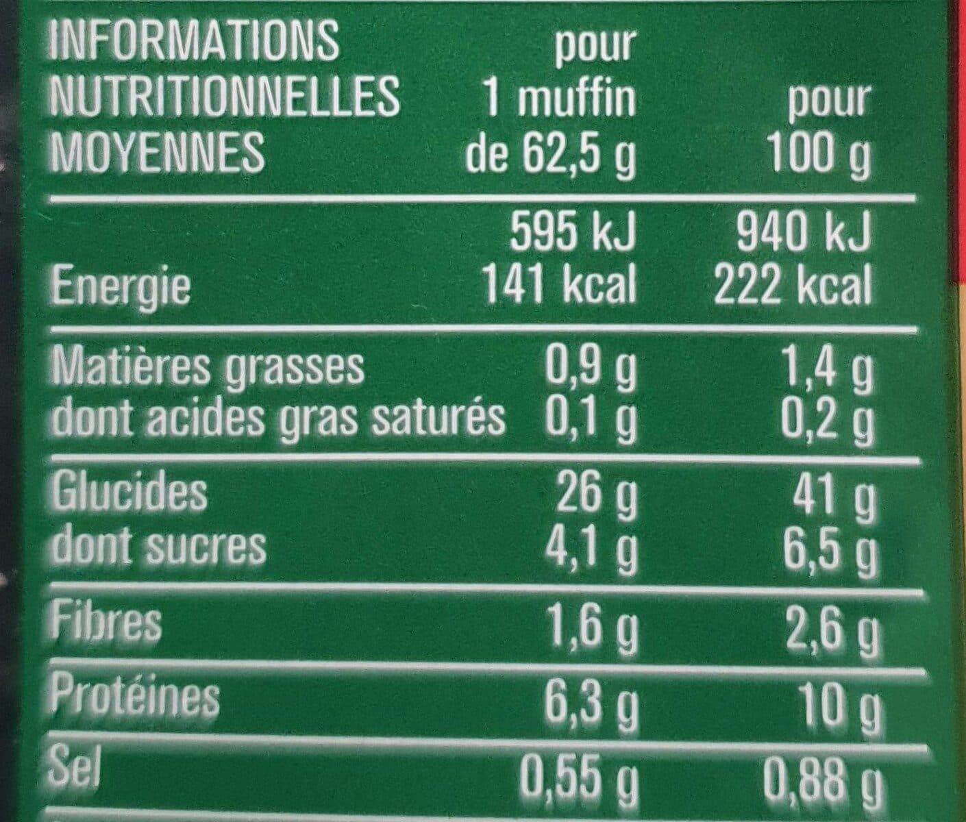 Monoprix Muffins blancs packshot