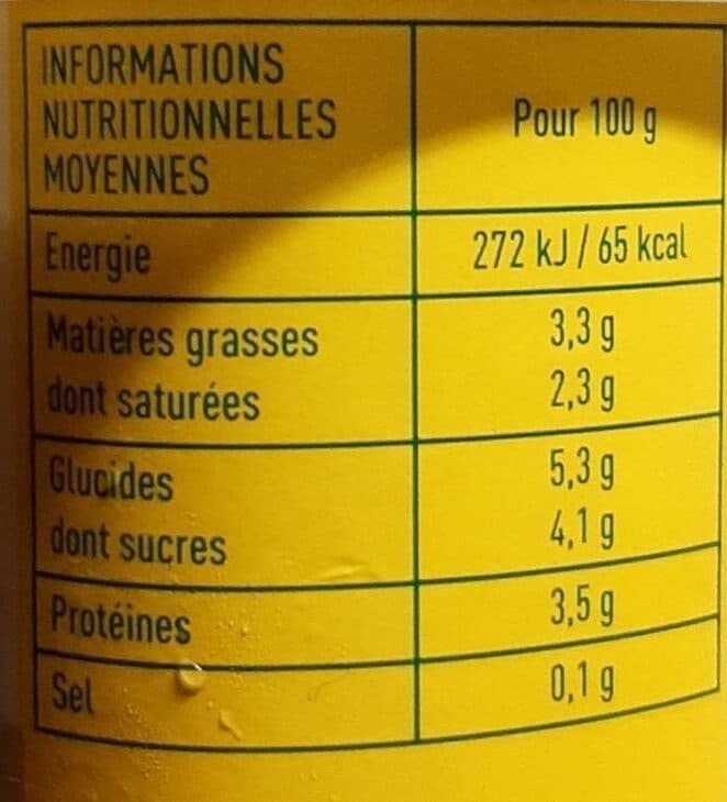 Monoprix Yaourt Bio nature au lait entier bio packshot