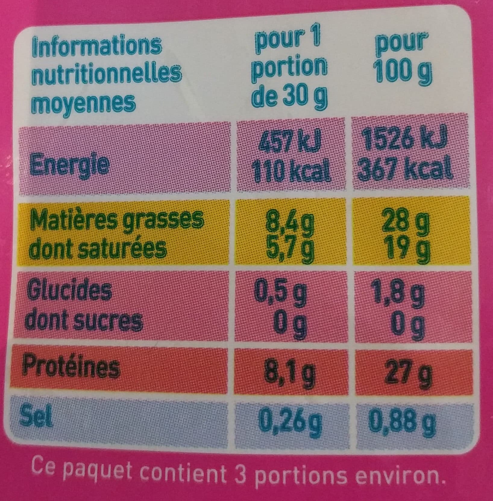 Monoprix Emmental râpé bio packshot