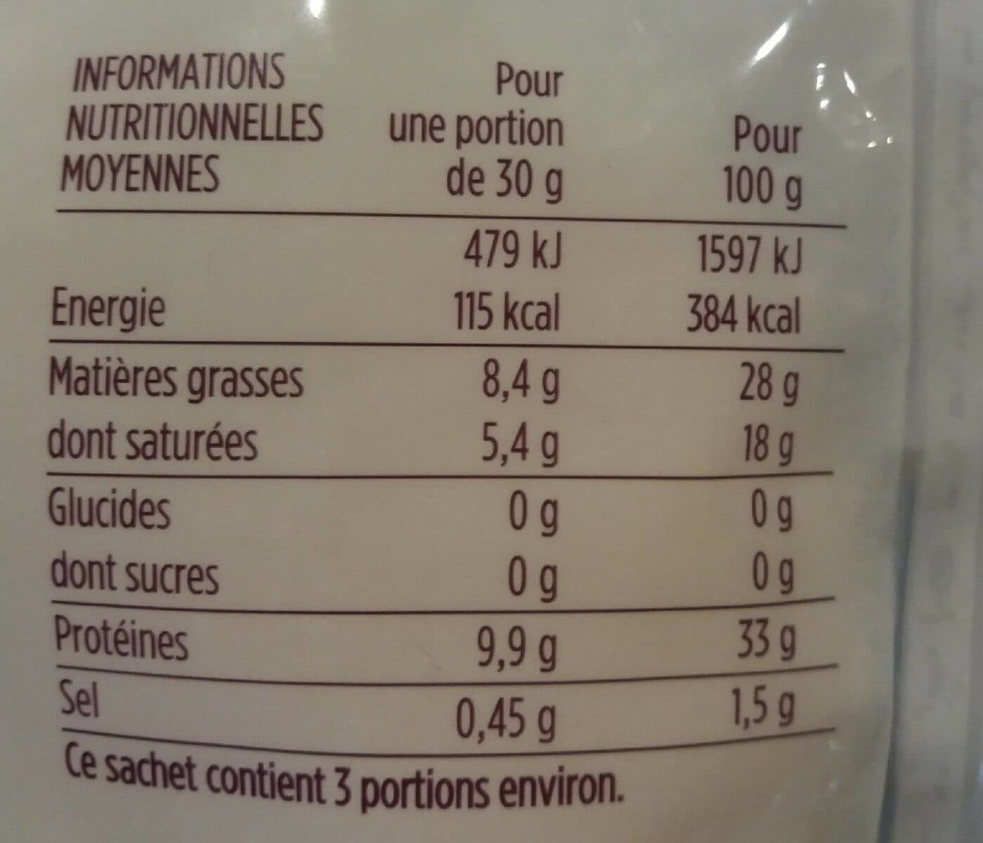 Monoprix Grana Padano AOP râpé (28% MG) packshot