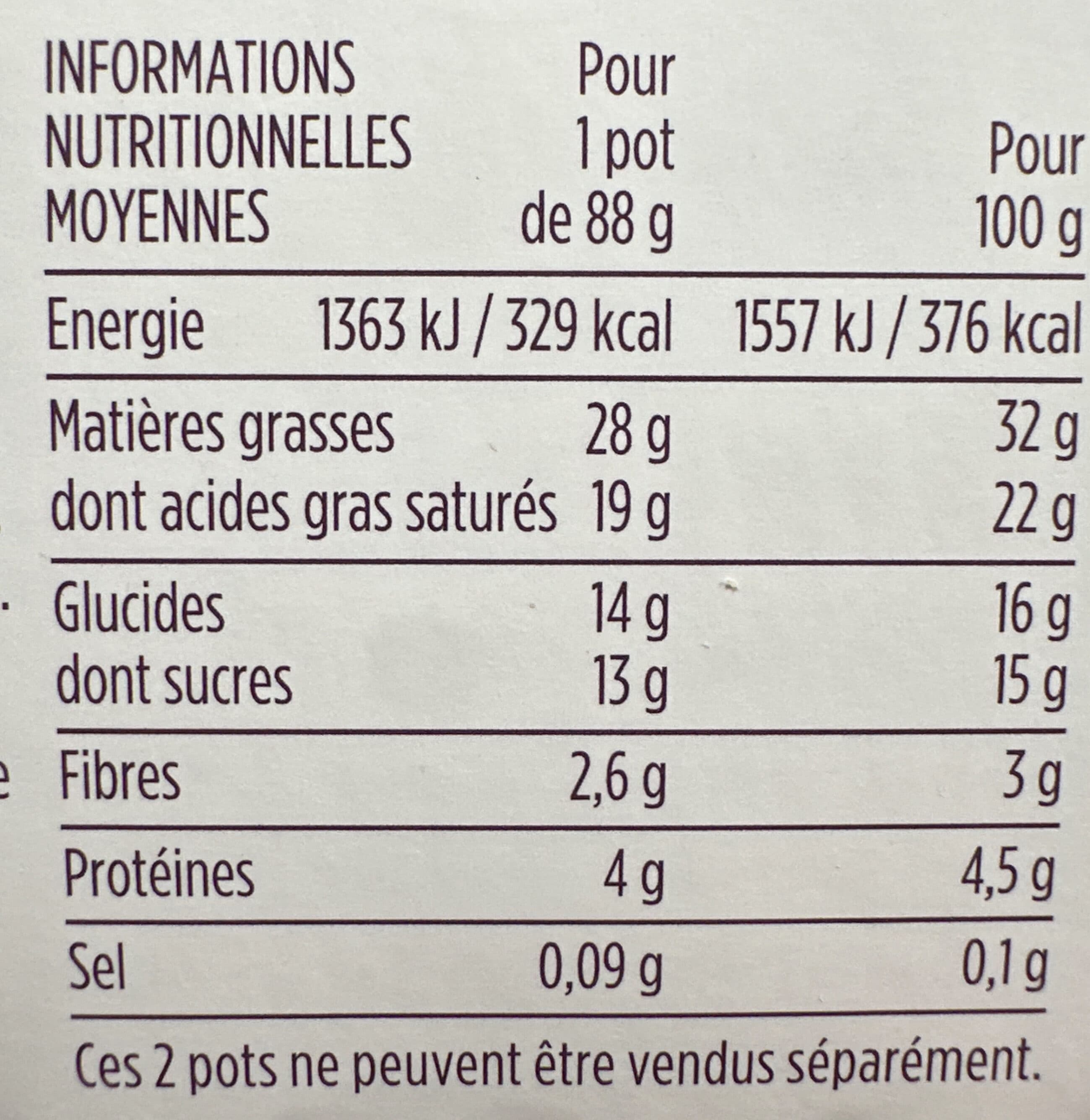 Monoprix Gourmet Fleur de mousse au chocolat sur ganache au chocolat packshot